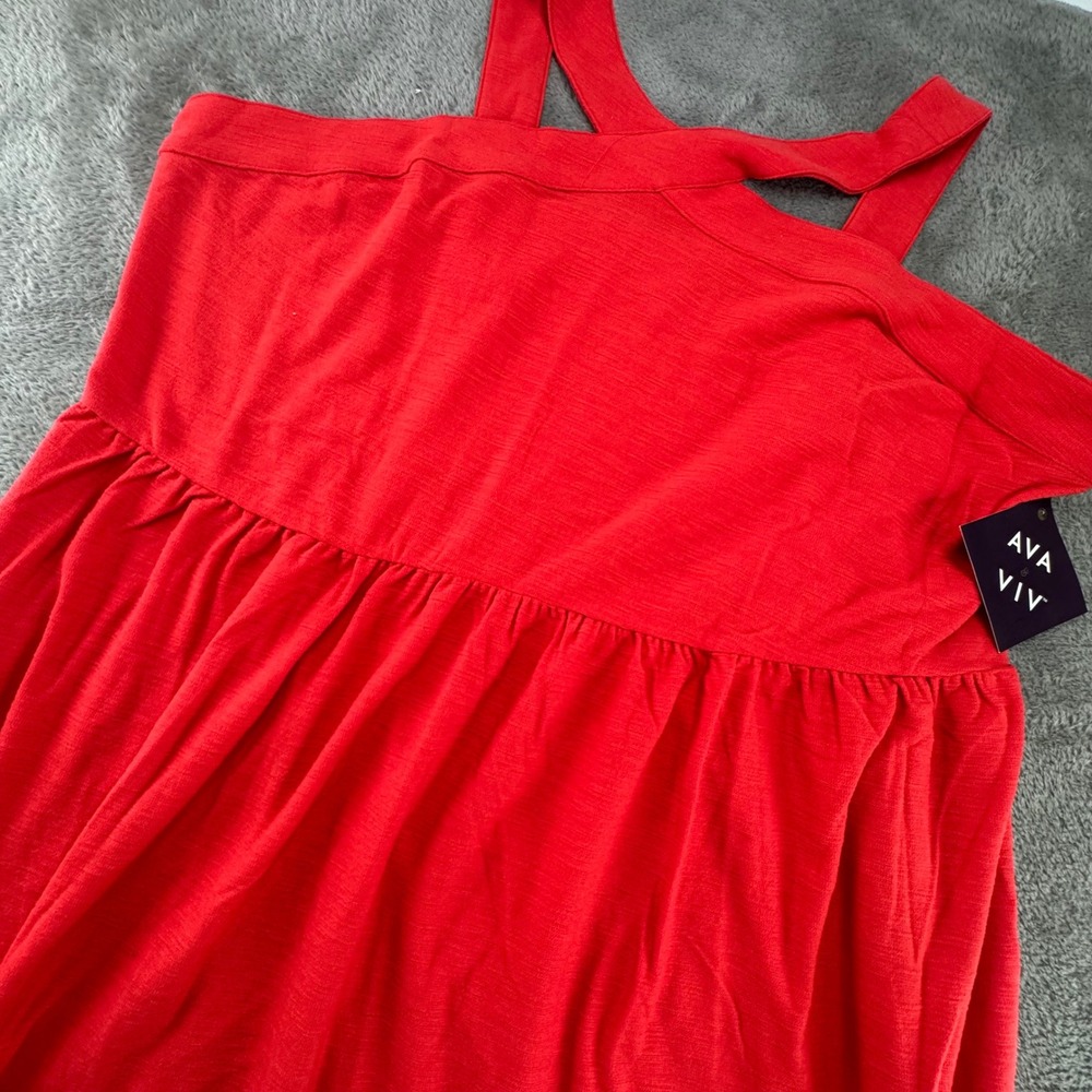 Ava & Viv Red Maxi Dress
